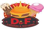 Logotipo D&f Lanches & Sorvetes