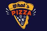 Logotipo What's Pizza - Restaurante e Pizzaria