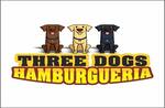 Logotipo Three Dogs Hamburgueria Delivery