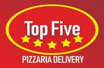 Logotipo Top Five Pizza Delivery