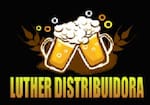 Logotipo Luther Distrib de Bebidas e Espetinhos