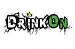 Logotipo Drinkon Delivery de Bebidas e Espeteria