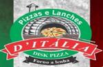 Logotipo D'italia Pizzas e Lanches