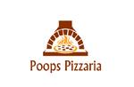 Logotipo Poops Pizzaria