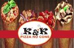 Logotipo Pizza no Cone K & K