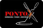 Logotipo Ponto X Churrascaria e Pizzaria