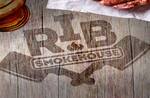 Logotipo Rib Smokehouse
