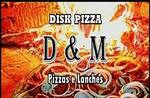 Logotipo Disk Pizza D&m Pizzas e Lanches