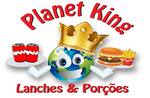 Logotipo Planet King Lanches e Porções