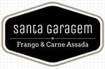 Logotipo Santa Garagem - Frango e Carne Assada