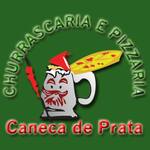Logotipo Churrascaria e Pizzaria Caneca de Prata