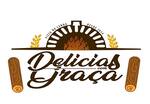 Logotipo Pizzaria na Lenha Delícias Com Graça