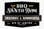 Logotipo Bbq Santo Dom Smokehouse e Hamburgueria