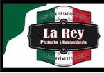 Logotipo Lá Rey Pizzaria e Hamburgueria