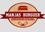 Logotipo Manja's Burguer Hamburgueria Artesanal