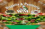 Logotipo Pizzaria e Panineria Wm
