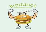 Logotipo Braddock Hamburgueria e Açaiteria