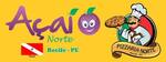 Logotipo Açaí e Pizzaria Norte