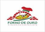 Logotipo Pizzaria e Pastelaria Forno de Ouro