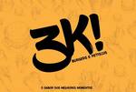 Logotipo 3k - Burgers e Petiscos