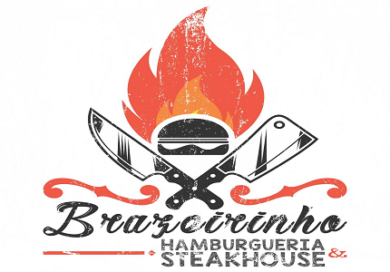 Logotipo Brazeirinho Churrasco na Casa