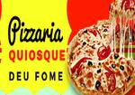 Logotipo Pizzaria Quiosque Deu Fome