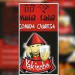 Logotipo Ming Ling Comida Chinesa e Pizzaria