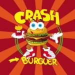 Logotipo Crash Burguer Lanches,xis e Porções
