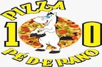 Logotipo Pizza 10 Pé de Pano