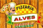 Logotipo Pizzaria Alves