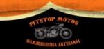 Logotipo Pit Stop Motos - Hamburgueria Artesanal