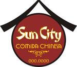 Logotipo Sun City - Comida Chinesa
