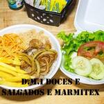 Logotipo D.m.i Doces e Salgados e Marmitex