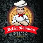 Logotipo Pizzaria Bella Romana