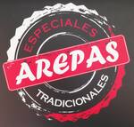 Logotipo Arepas Sabroson Mesa y Sabor