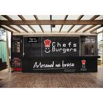 Logotipo Chefs Burgers Food Truck