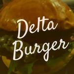 Logotipo Delta Burger - Artesanal na Brasa