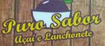 Logotipo Puro Sabor Açaí e Lanchonete