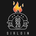 Logotipo 80-20 Sirloin Hamburguesas En Serio