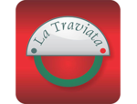 Logotipo Lá Traviata Pizza&lanches