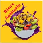 Logotipo Rico's Açaiteria - 😋💜