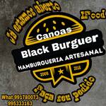 Logotipo Canoas Black Burguer