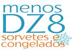 Logotipo Menos Dz8 Sorvetes e Congelados
