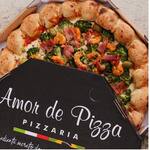 Logotipo Amor de Pizza Pizzaria