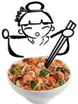Logotipo Pastel da Hora & Yakissoba