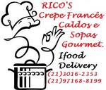 Logotipo Rico's Crepes, Caldos e Sopas Gourmet
