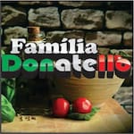 Logotipo Família Donatello Pizzaria Delivery