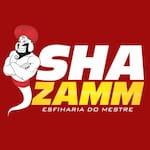 Logotipo Esfiharia do Mestre Shazam
