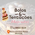 Logotipo Bolos e Tentações Aloprados