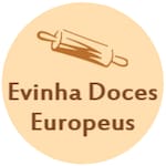 Logotipo Evinha Doces Europeus